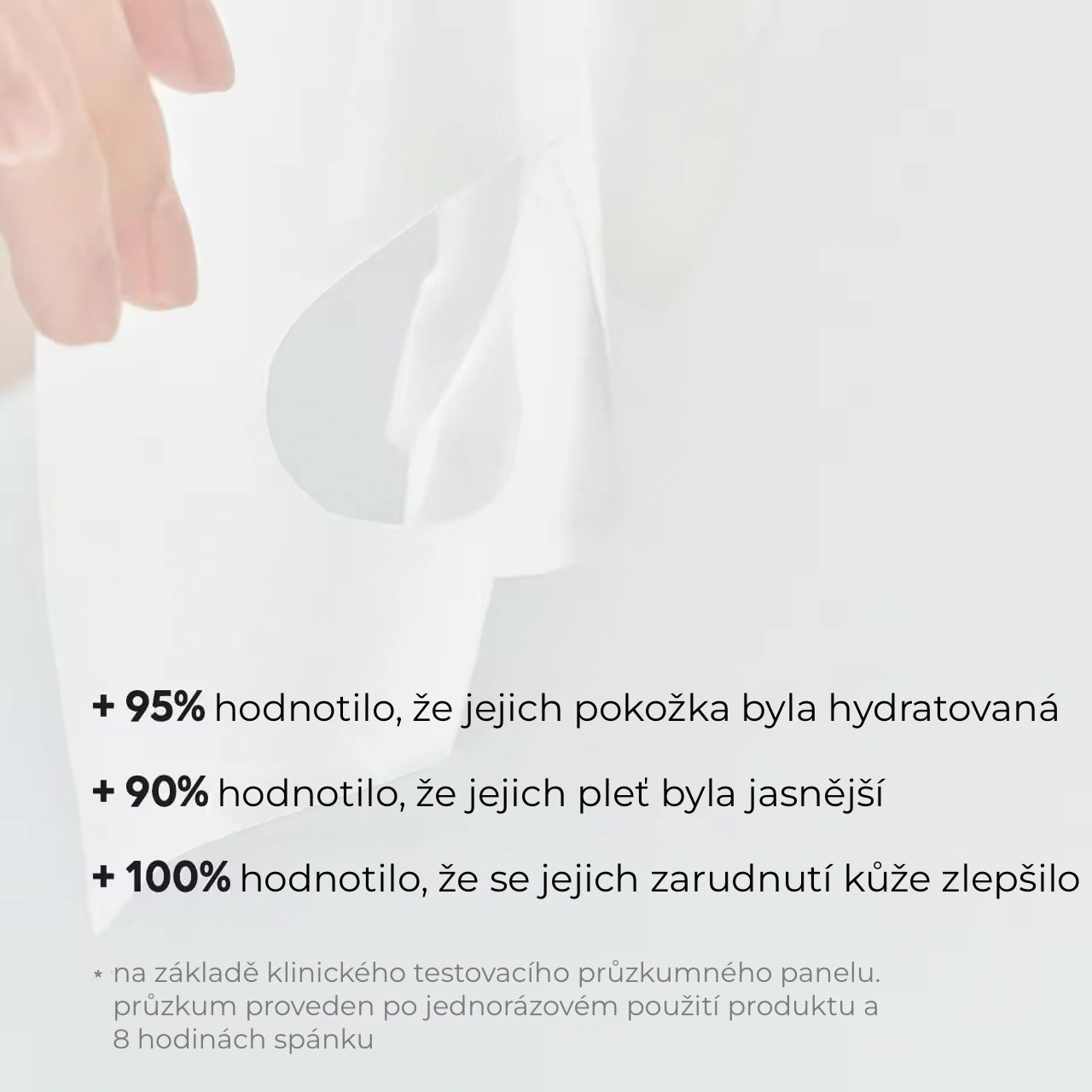 DaSHEa Bio-Kolagenové hloubkově hydratační masky na dekolt