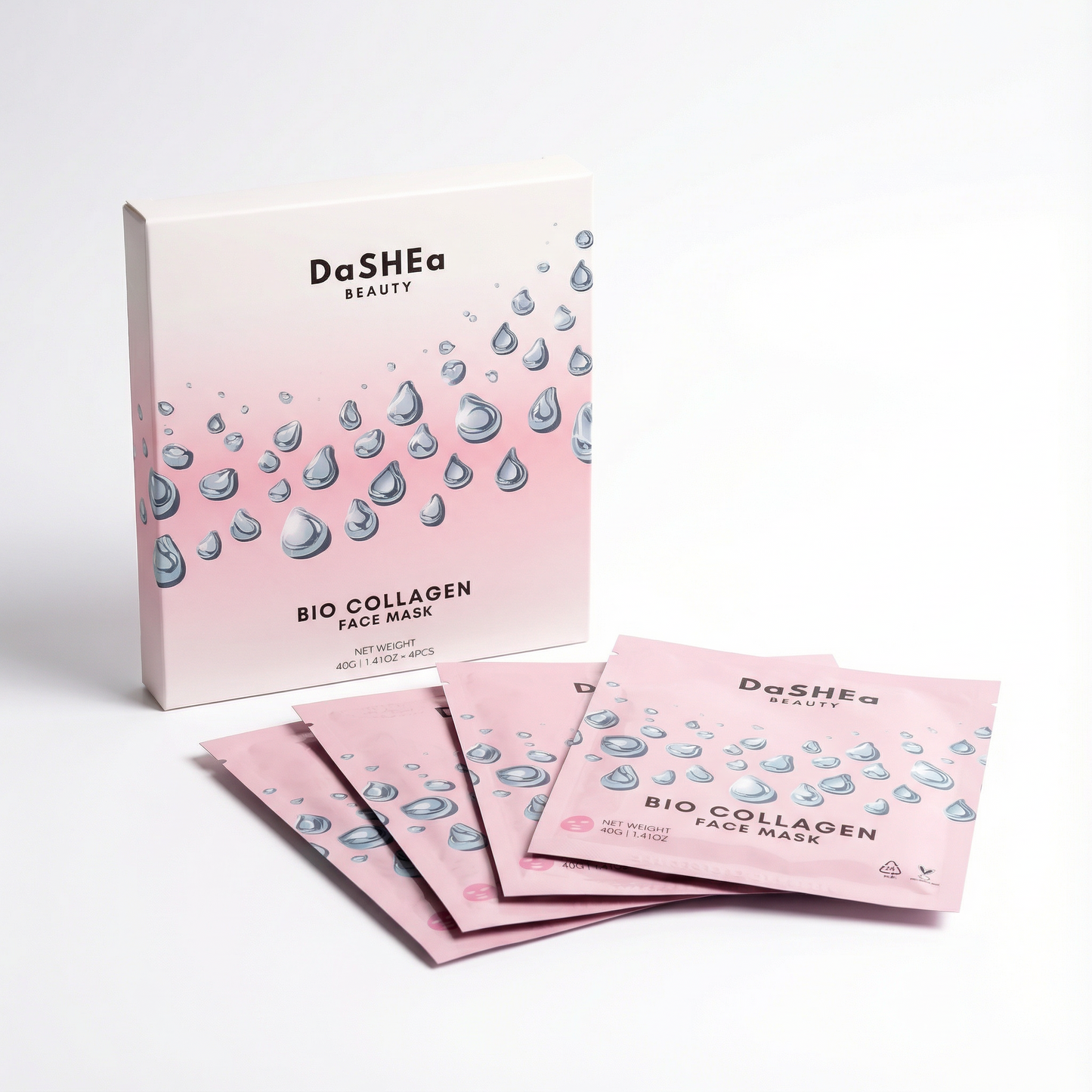 DaSHEa Bio-Kolagenové hloubkově hydratační masky